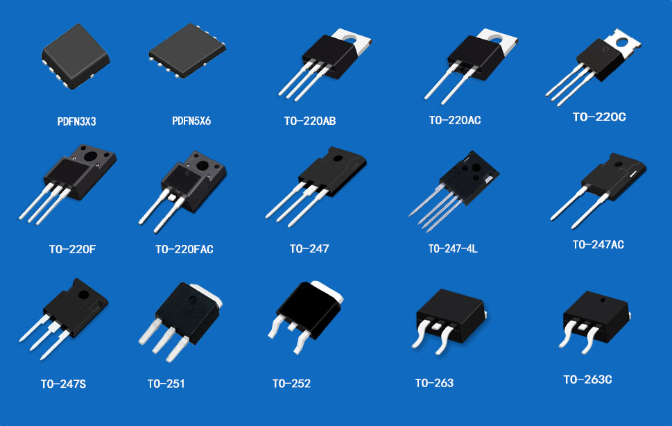 IGBT单管击穿电压覆盖650V至1200V，可提供10A至75A的电流选择范围